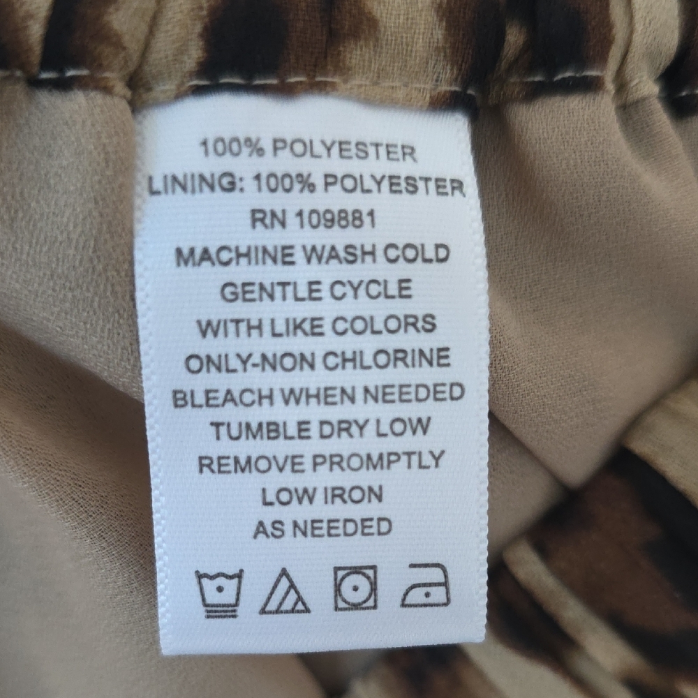 Sunny Leigh Brown Leopard A-Line Skirt - Picture 5 of 9